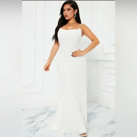 Fashion Nova | Dresses | Brand New Fashion Nova Size M Sequin Dress |  Poshmark